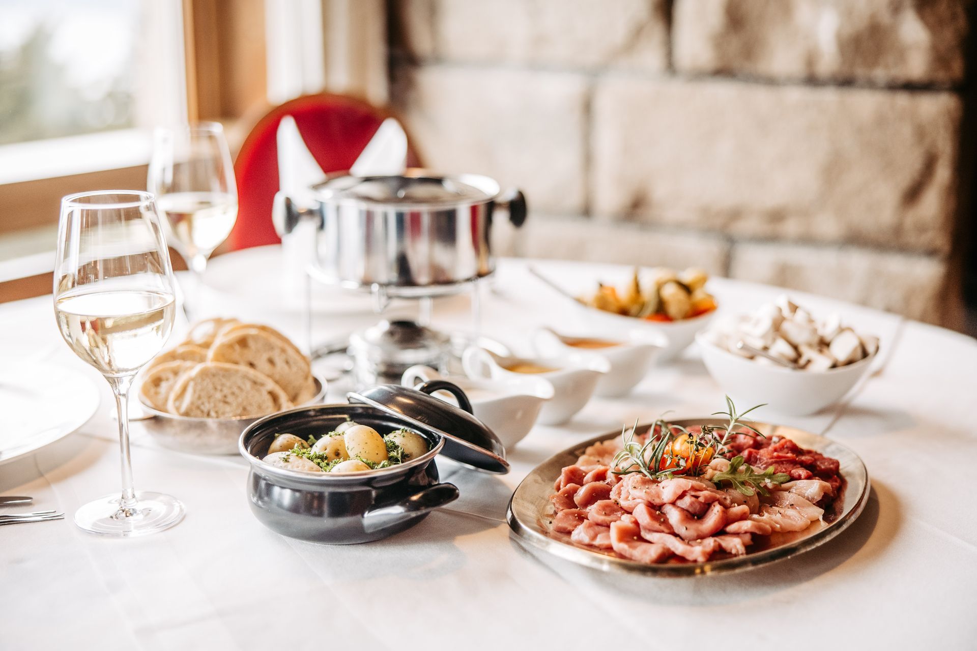 Fondue Bourguignonne für 2 Personen