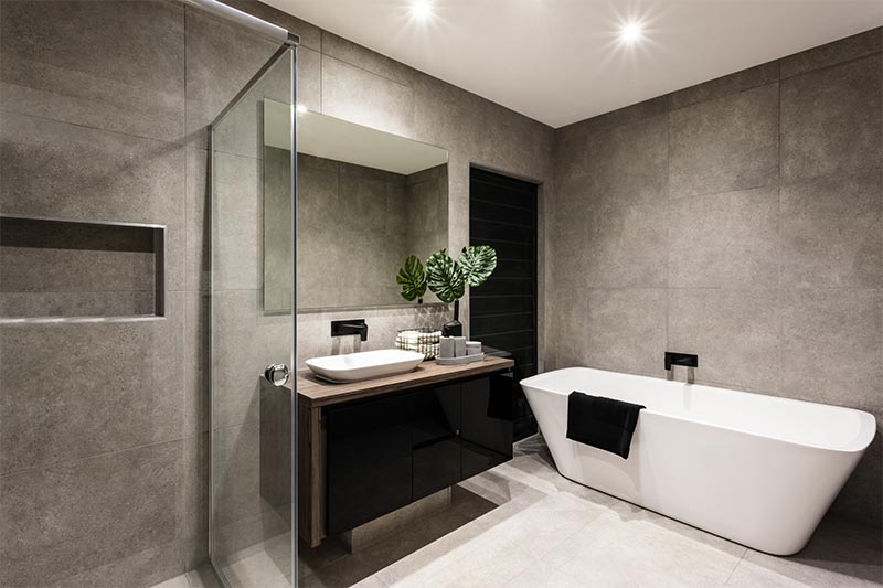 Luxury Tiled Bathroom In Toowoomba