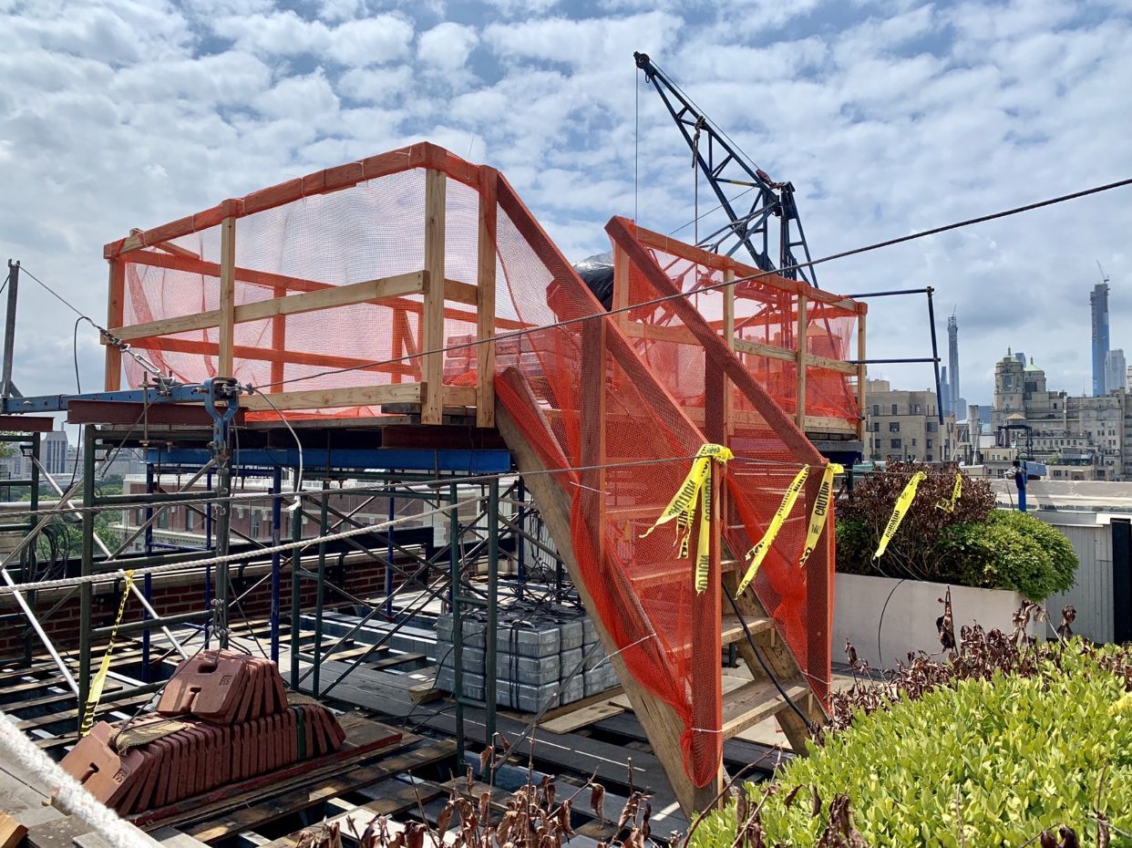 safety net cover in construction