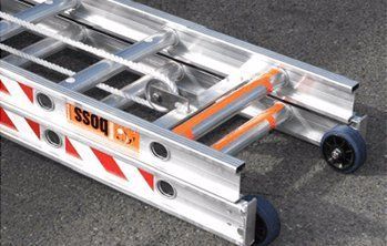 aluminium ladder with wheels