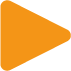 An orange, rounded-corner triangle pointing right, commonly used as a play button icon.