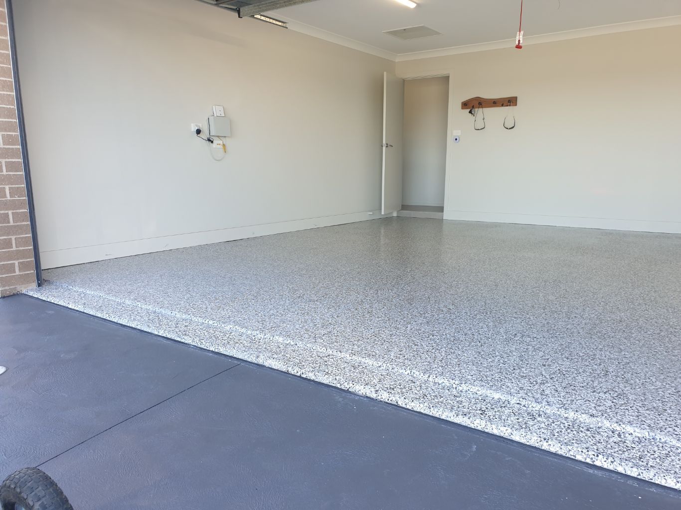 A Finished Epoxy Flooring Project in a Garage — Turn It Crete in St Georges Basin, NSW
