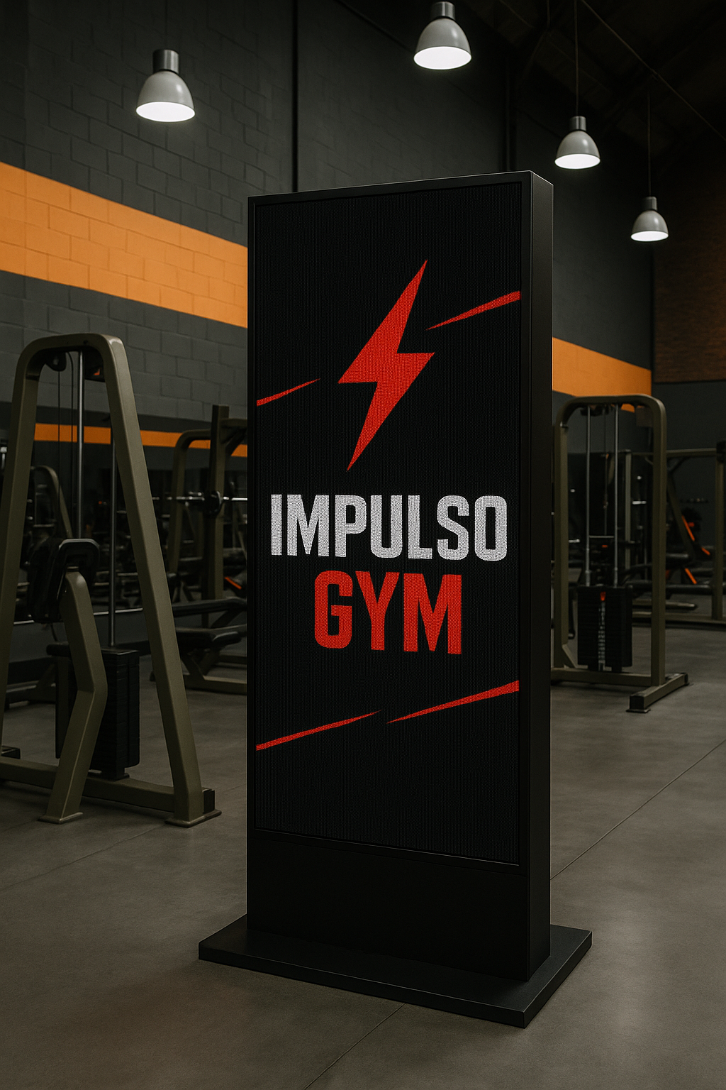 Letrero del gimnasio 