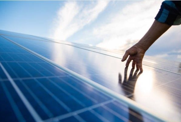 Eco-friendly energy solution solar panels by solar installation company.