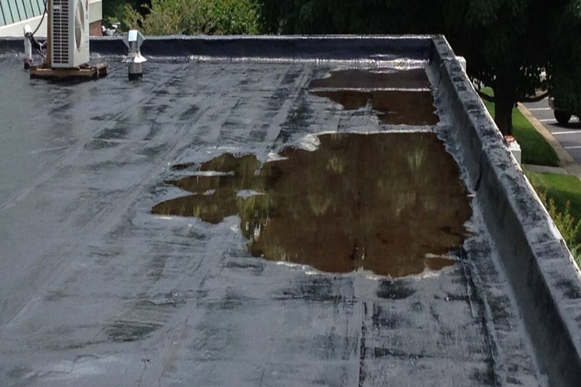 Ponding Water on Flat Roofs