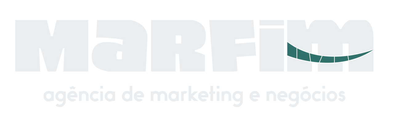 The logo for marfim agency de marketing e negócios