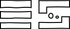 A black and white drawing of a maze with a circle in the middle.