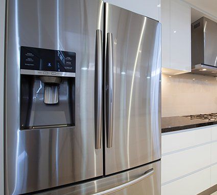 Refrigeration — Double Door Refrigerator in Tulsa, OK