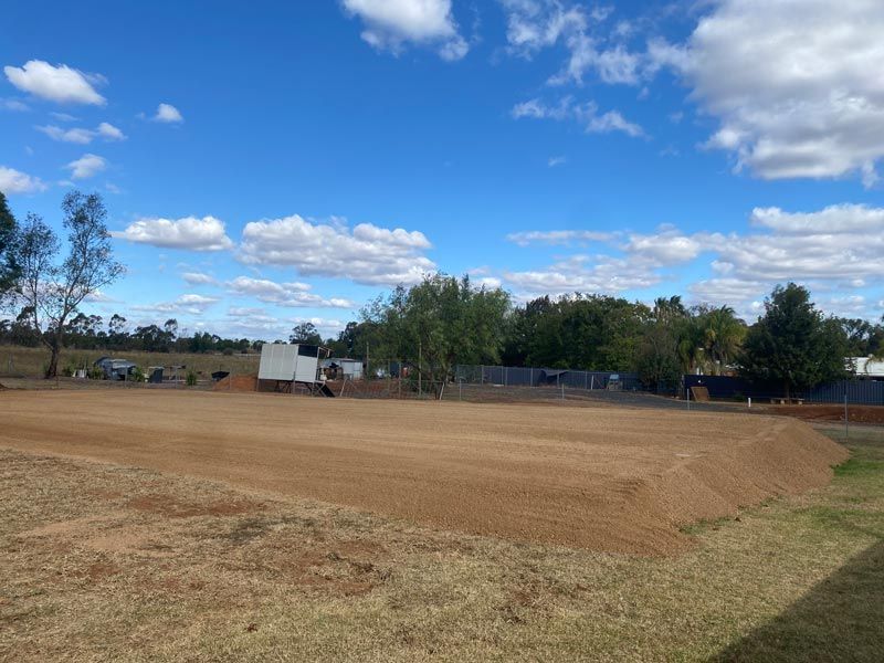 Flattend Land Using Heavy Machinery — RL Hire In Dubbo, NSW