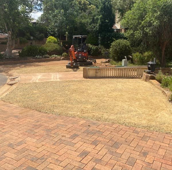 Residential Lawn and a Mini Excavator — RL Hire In Dubbo, NSW