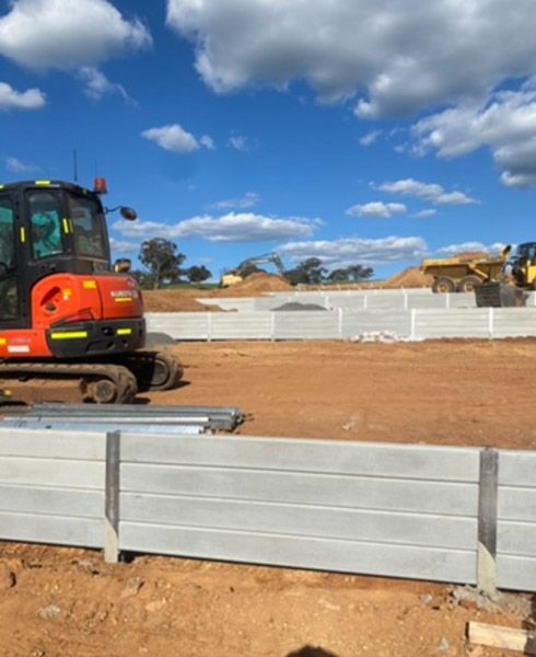 Large Yellow Excavators Afar — RL Hire In Dubbo, NSW