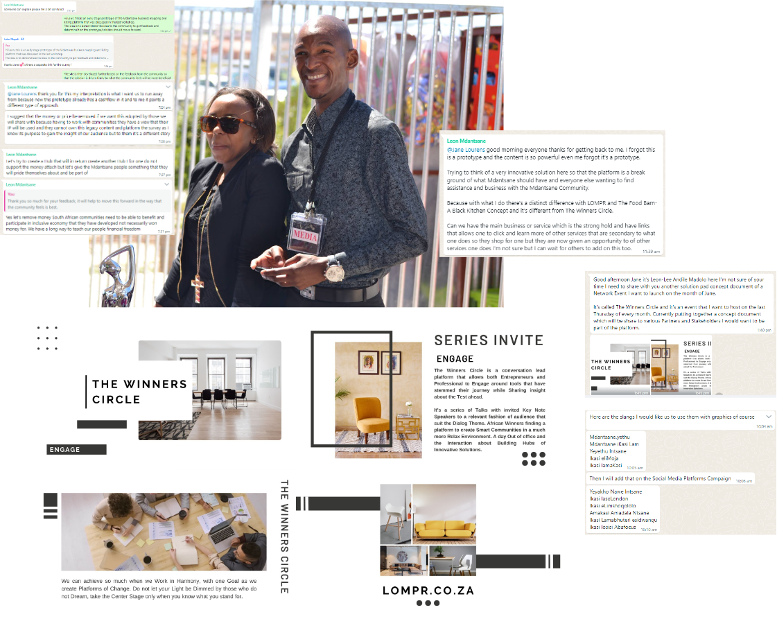 Screen snip of Leon from the Mdantsane community feedback board