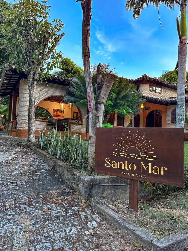 Entrada Santo Mar Pousada