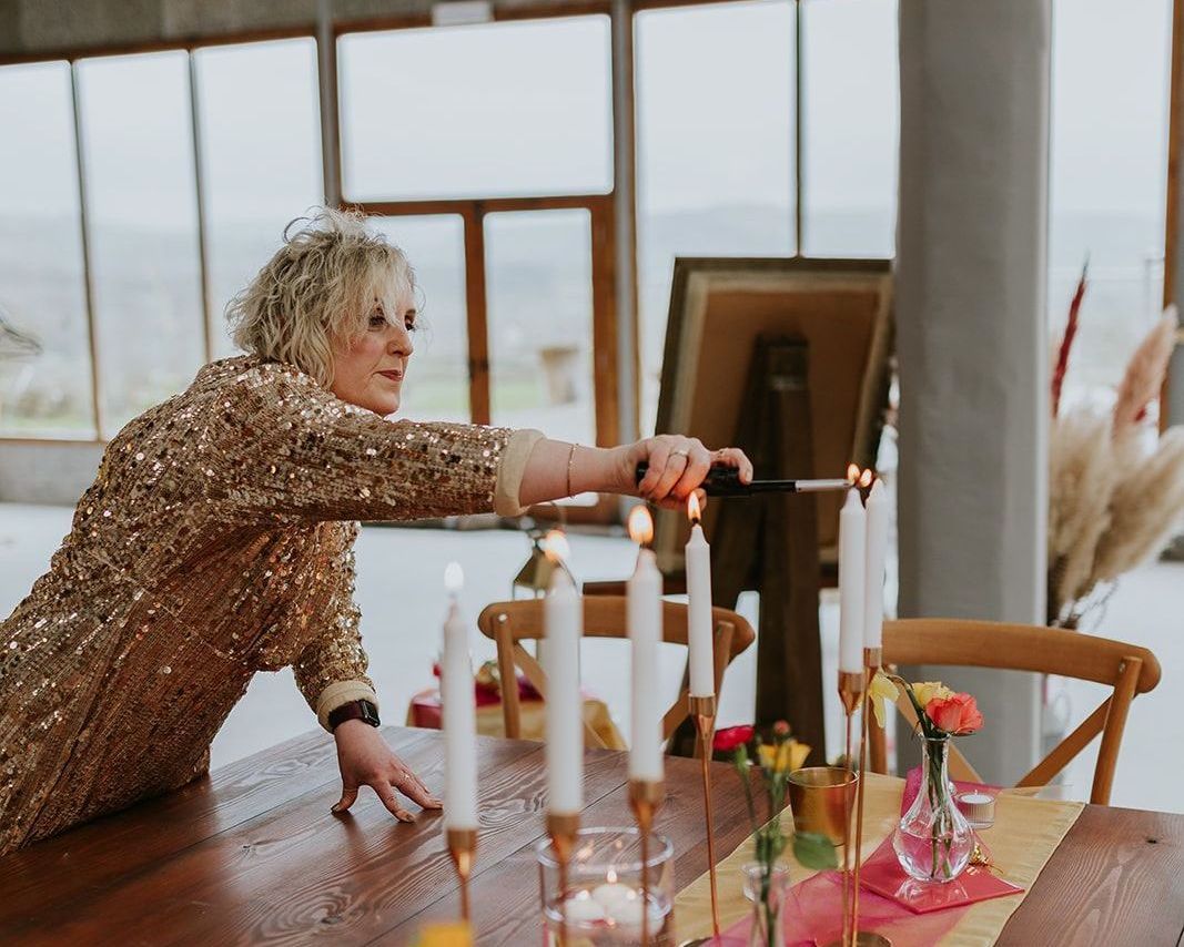 Photo of Sera our Events Manager at the venue.