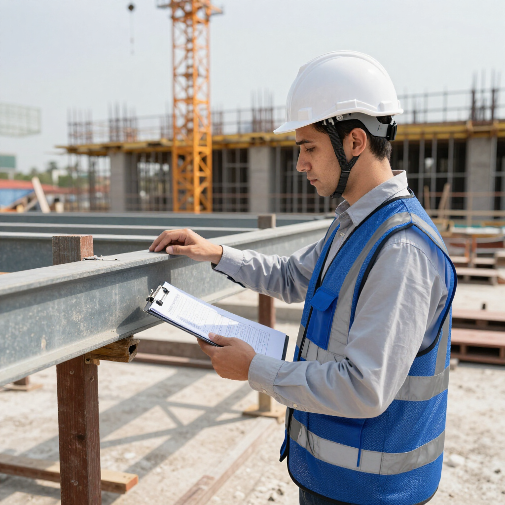 Control de calidad en obra: inspección técnica en sitio