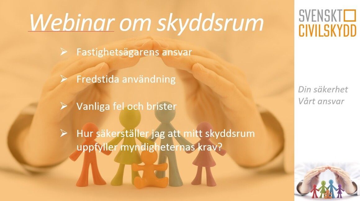 Webbseminarium om skyddsrum