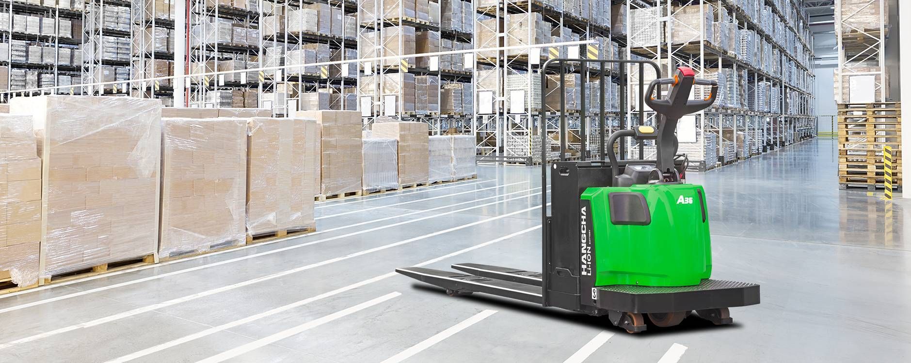 Electric Lithium-ion End Control Rider Pallet Jack 6,000-8,000lbs