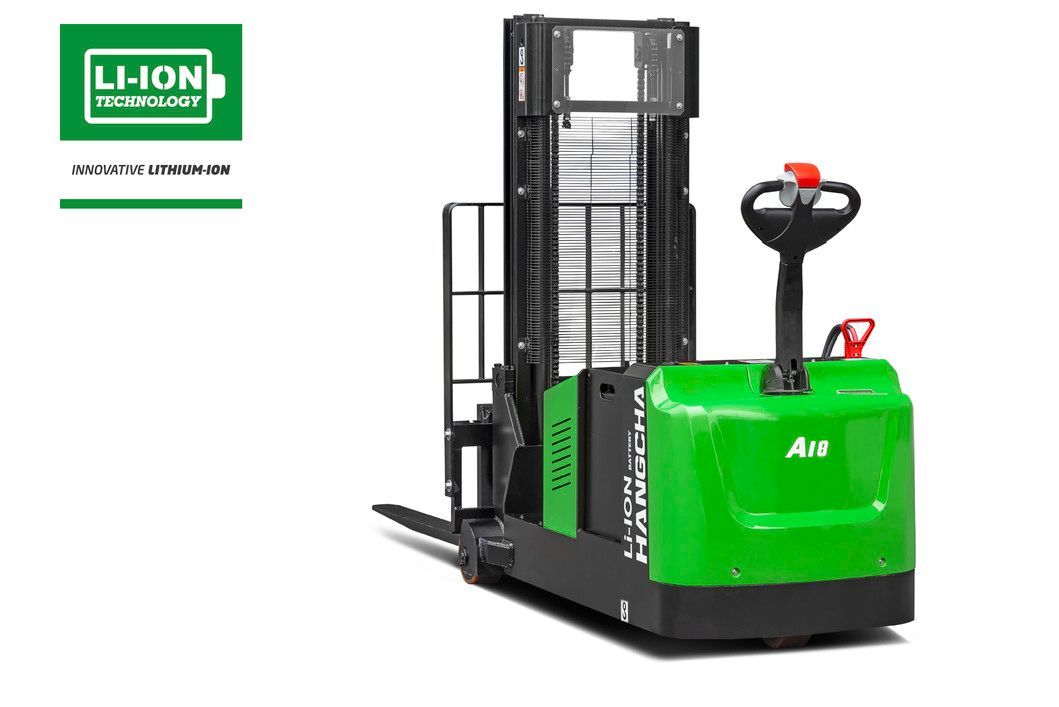 Electric Lithium-ion Industrial Walkie Counterbalanced Stacker 2,000 - 4,000lb