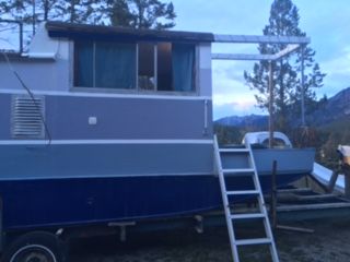 Houseboat Exterior After Painting