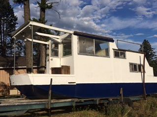 Houseboat Exterior Before