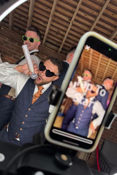 Jack & Kelsie’s Stunning 360 photo booth Wedding at Wickham Estate, Hampshire 