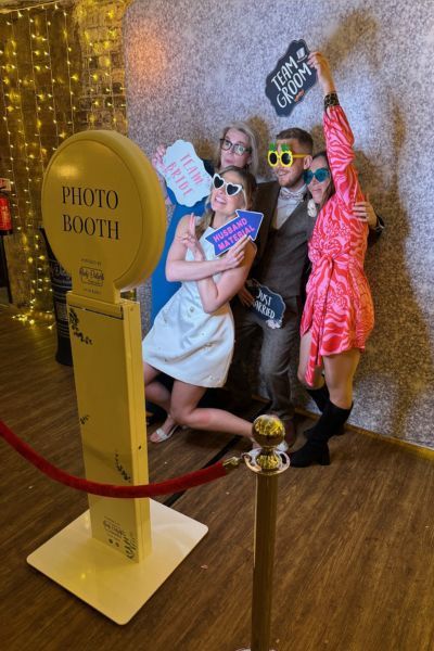 Melissa & Rob’s Photo Booth hire Wedding at The Old Mill, Aldermaston, Reading