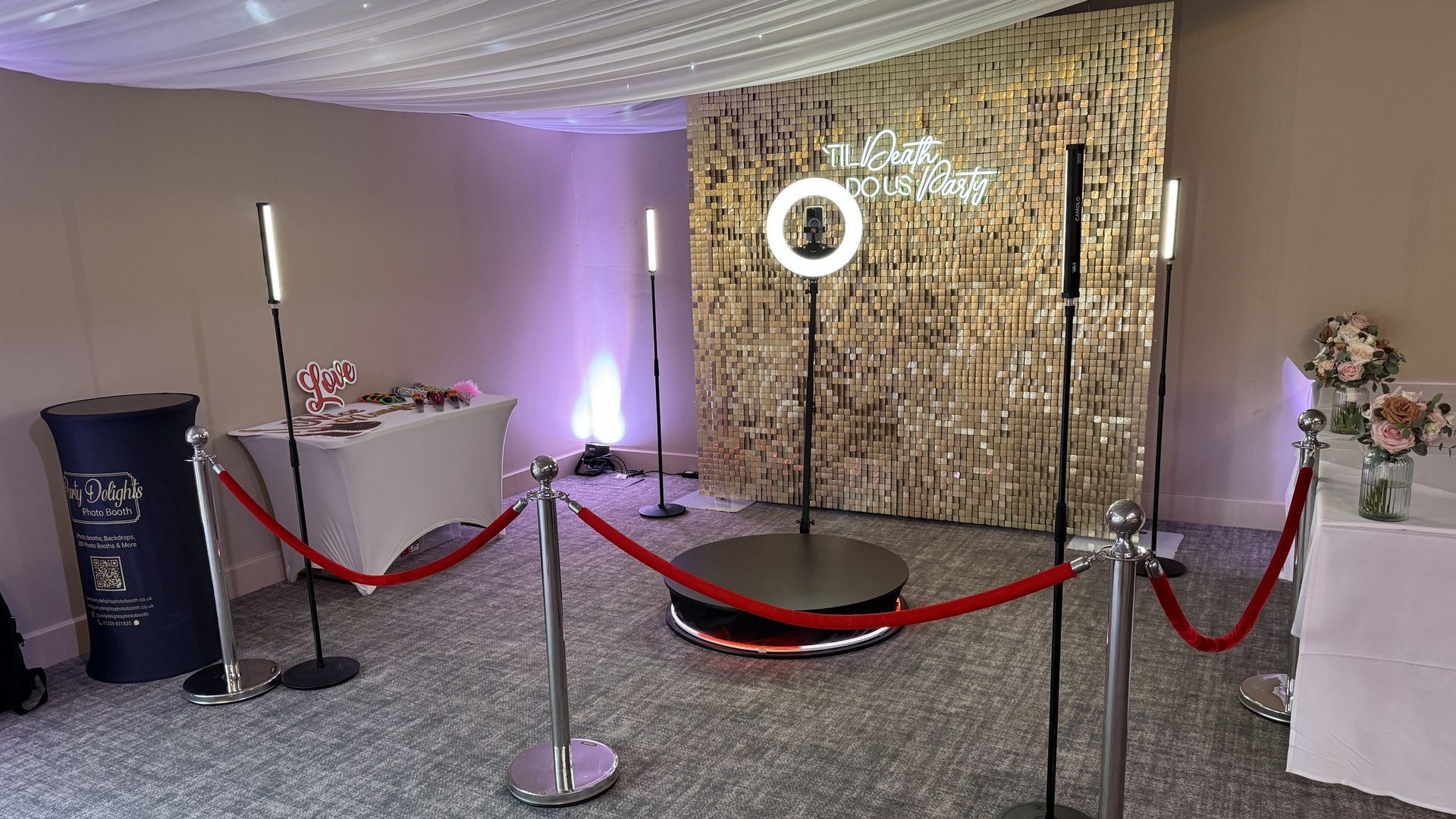 Photo Booth Hire at Oakley Hall Hotel - Party Delights Photo Booth