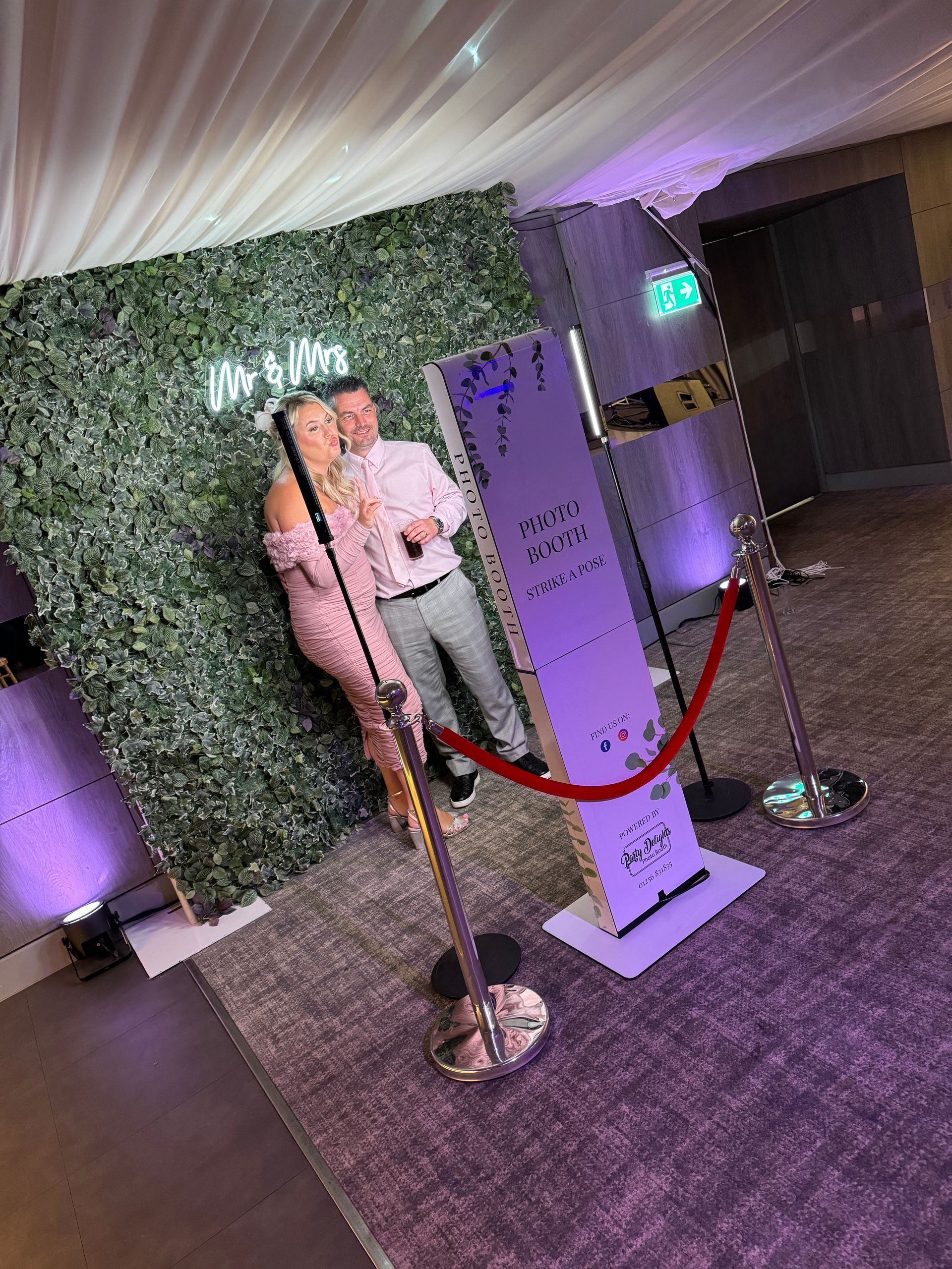 Photo Booth Hire Oakley Hall Hotel - Party Delights Photo Booth