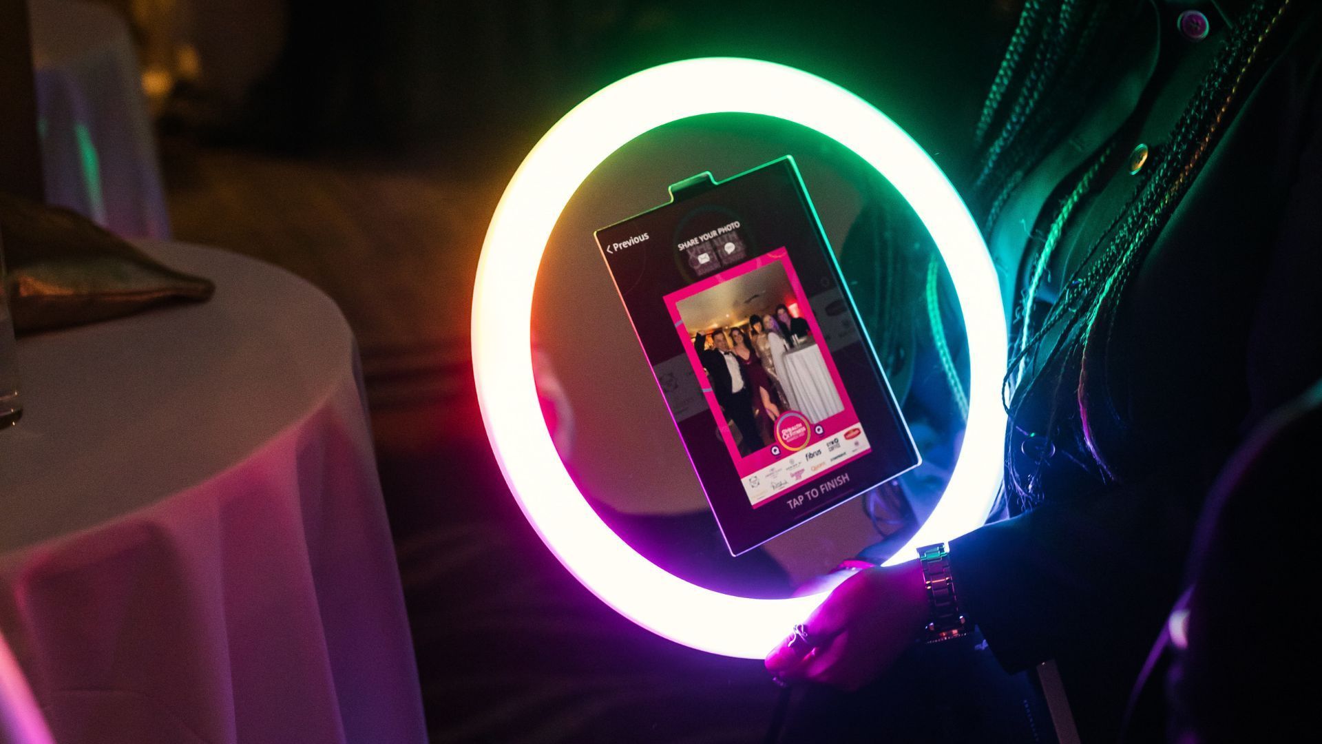 Roaming Photo Booth Hire - Party Delights Photo Booth - Hampshire