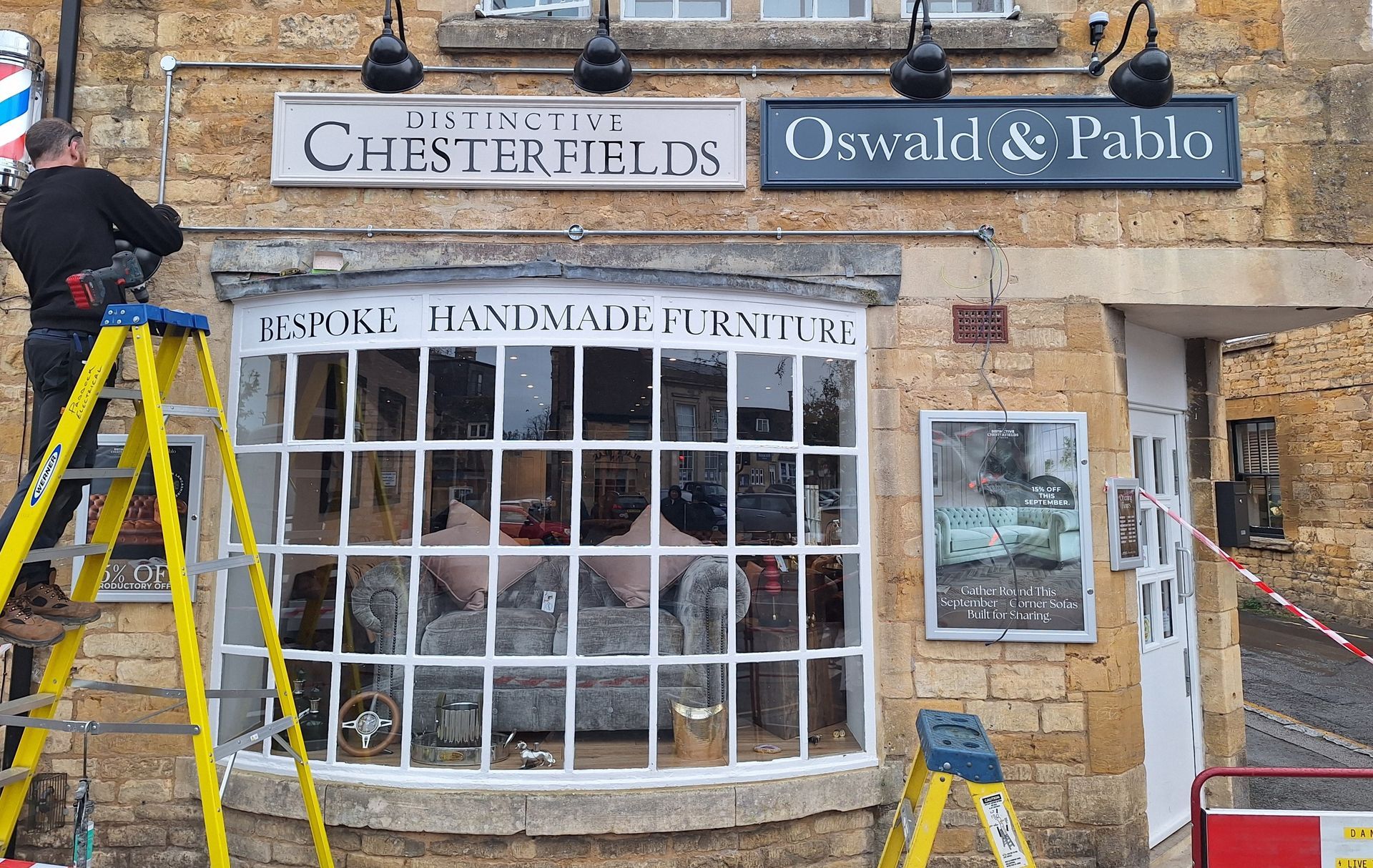 Shop Front  Sign Lighting