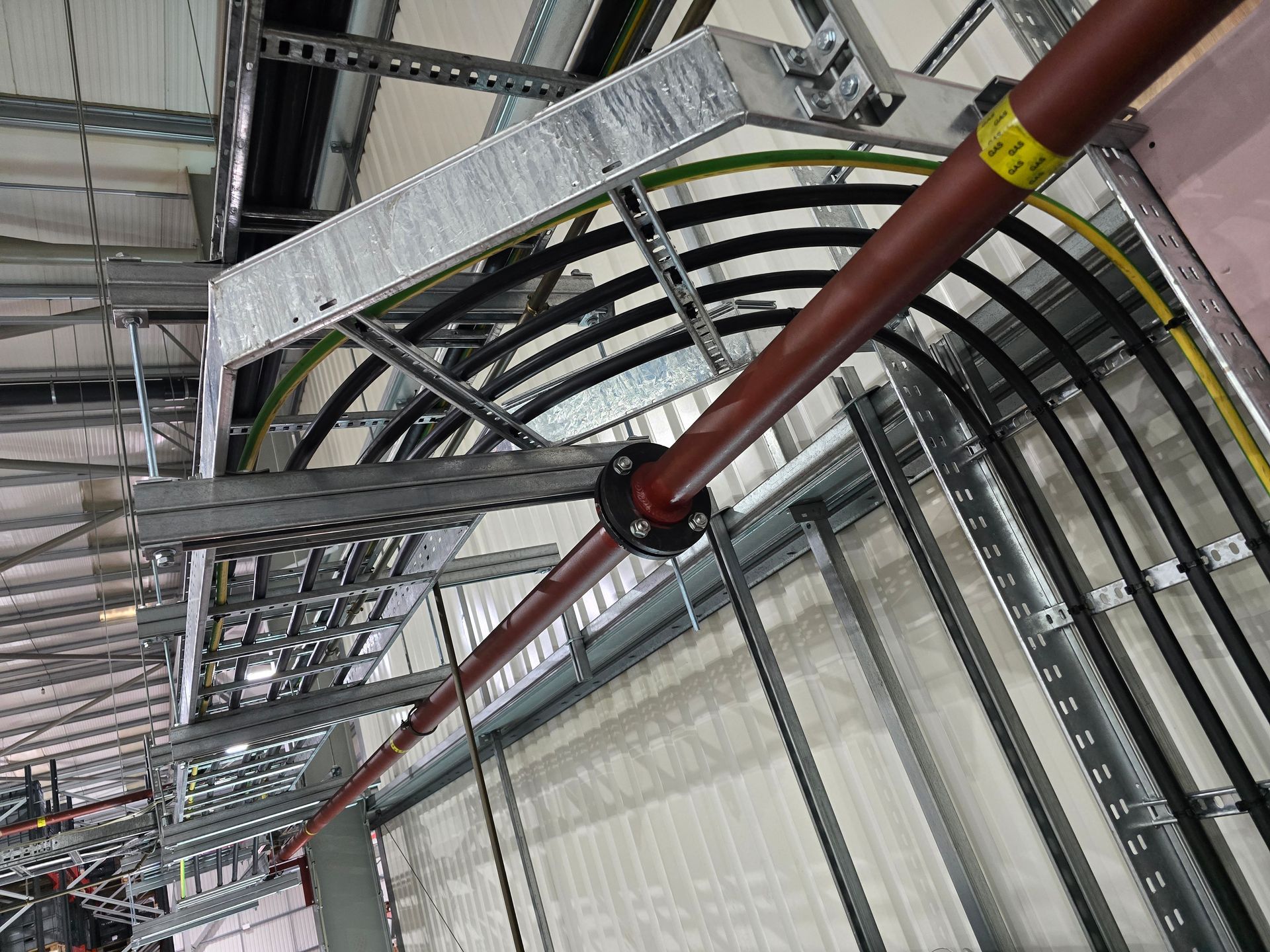 Low voltage works for solar at hardware manufacturer 