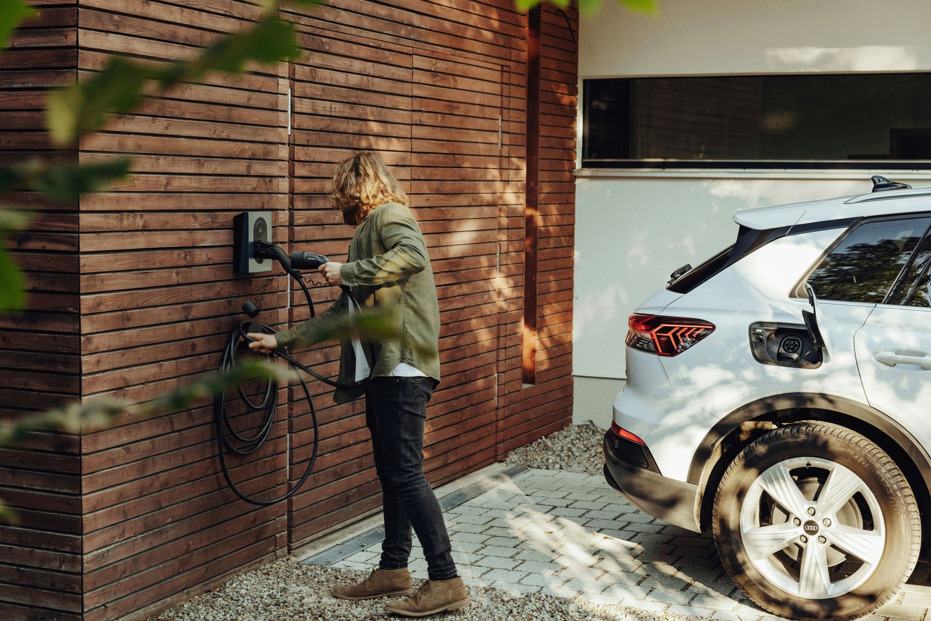 Electric vehicle charger install at Birmingham-based software distributer
