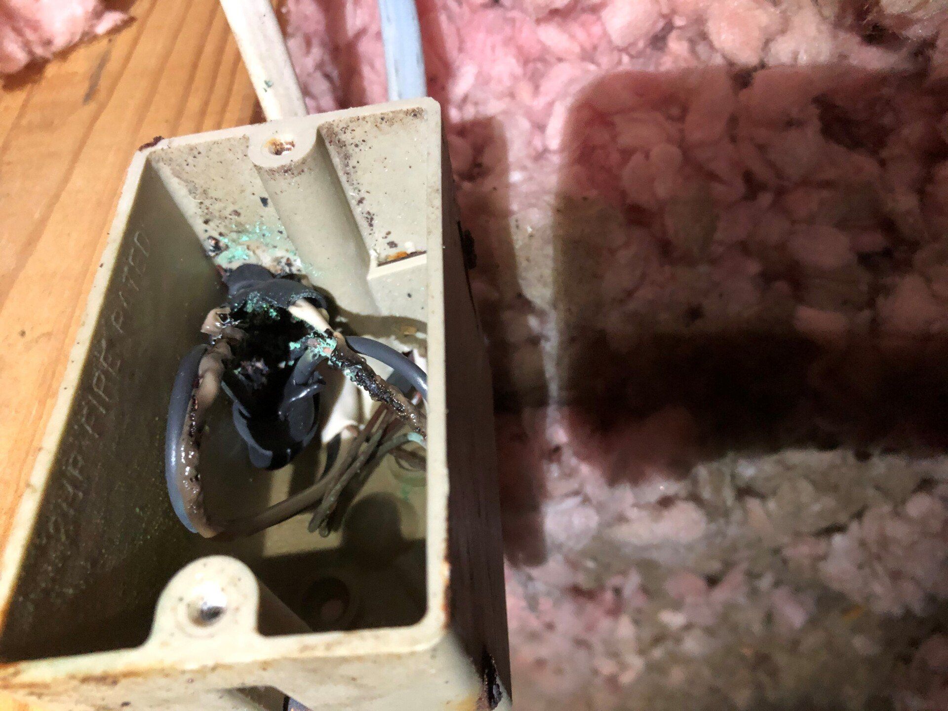 A close up of a box with a light inside of it.