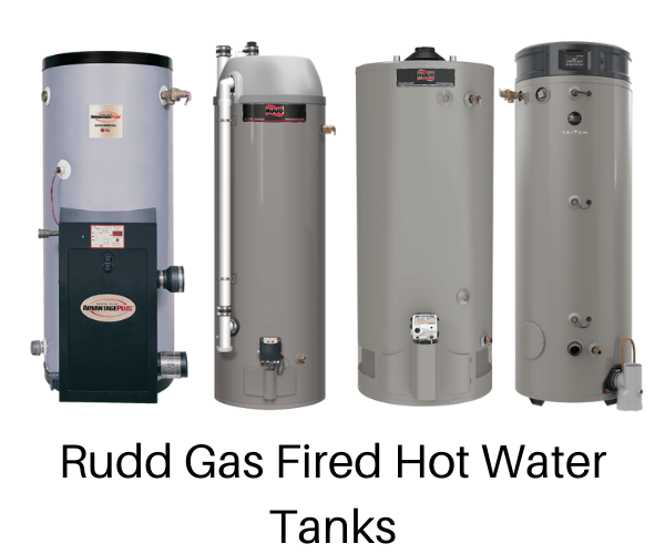 Rudd Gas Fired Hot Water Tanks