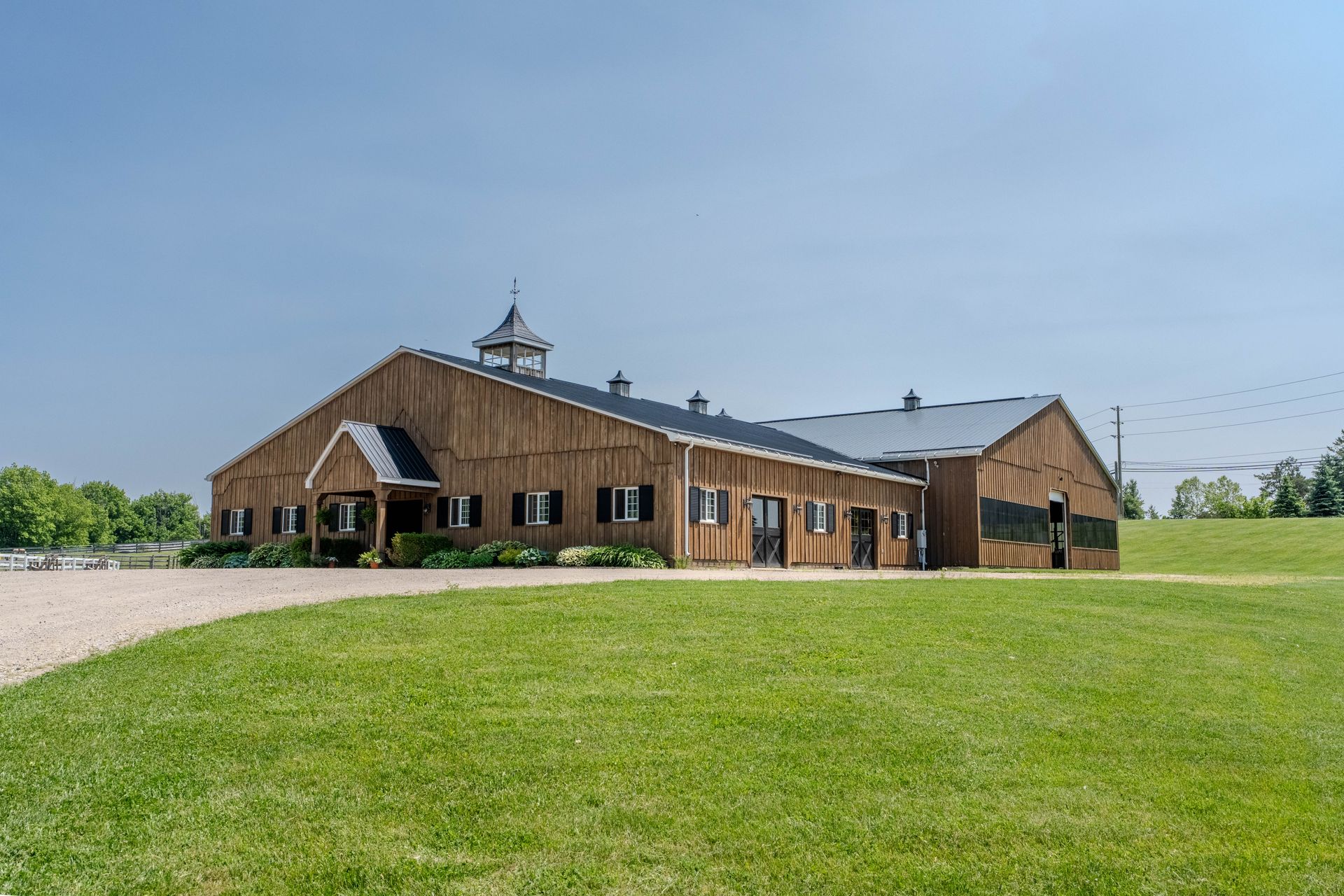 Riding arena and stalls