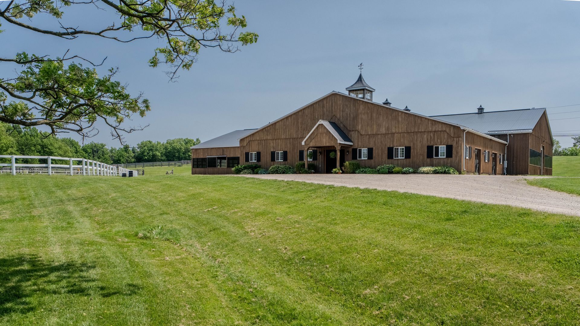 Riding arena and stalls