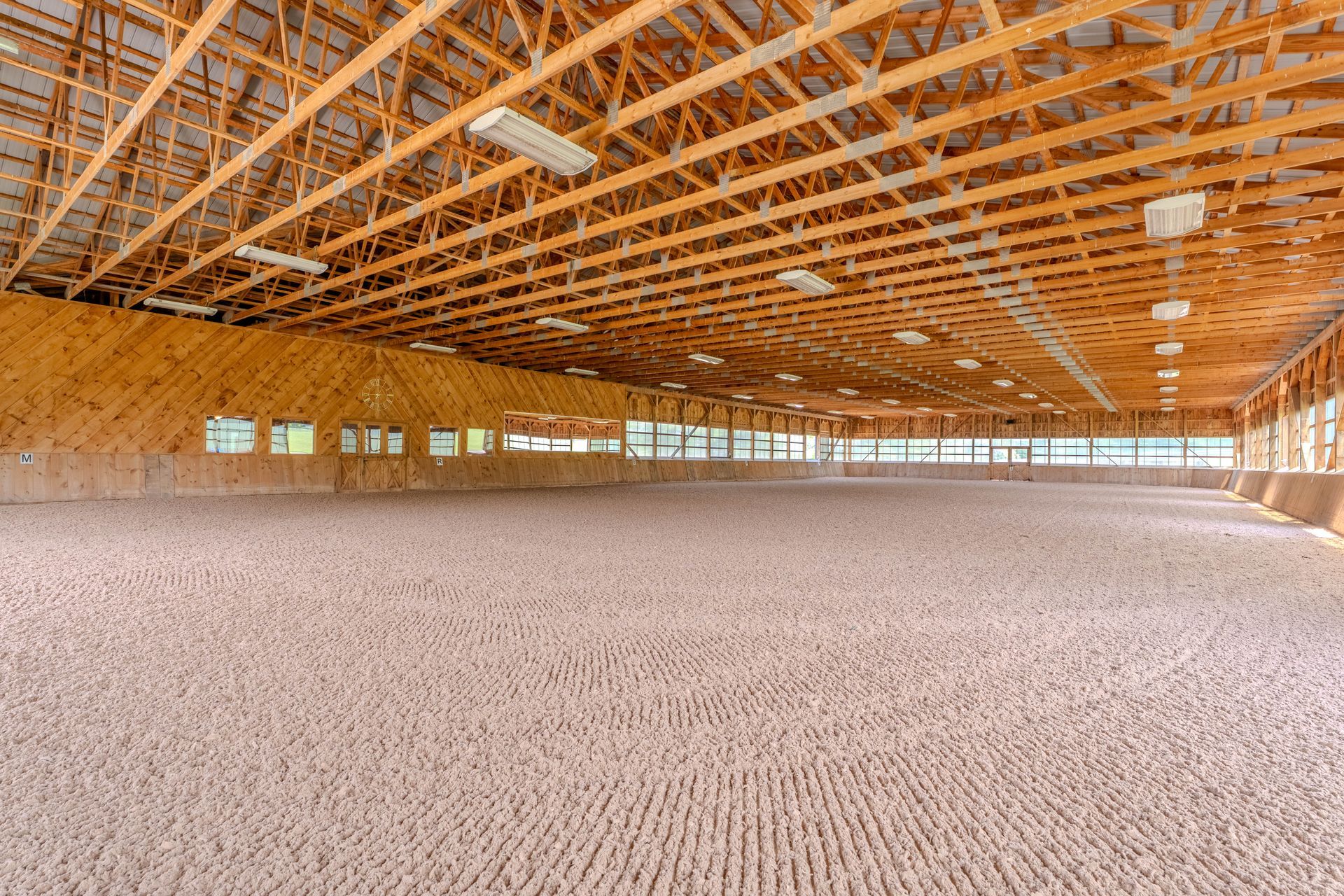 Riding arena and stalls