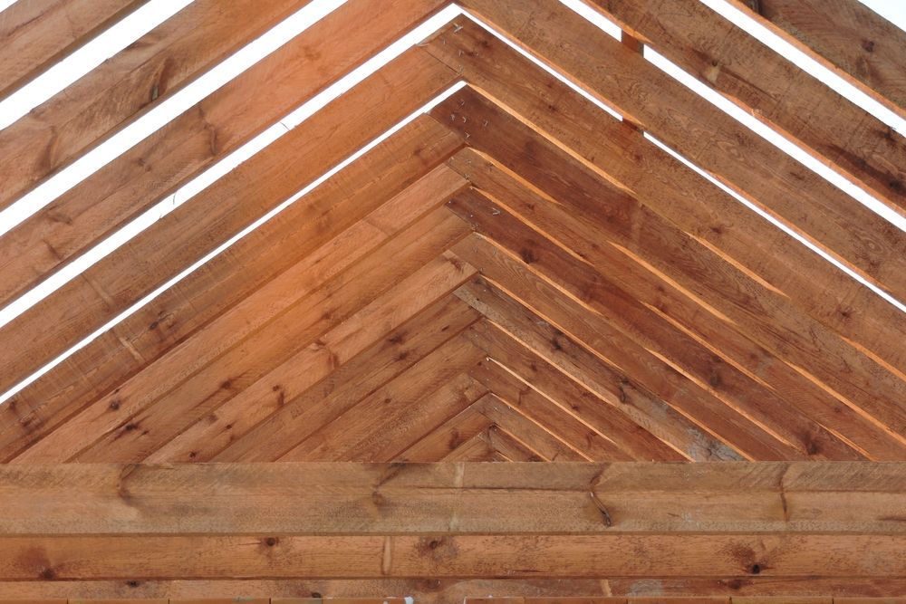 Wooden Angled Roof Structure — Sly Bros in Ballina, NSW