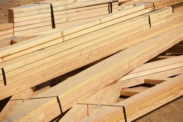 Pile of Light-colored Lumber Stacked and Scattered — Sly Bros in Ballina, NSW