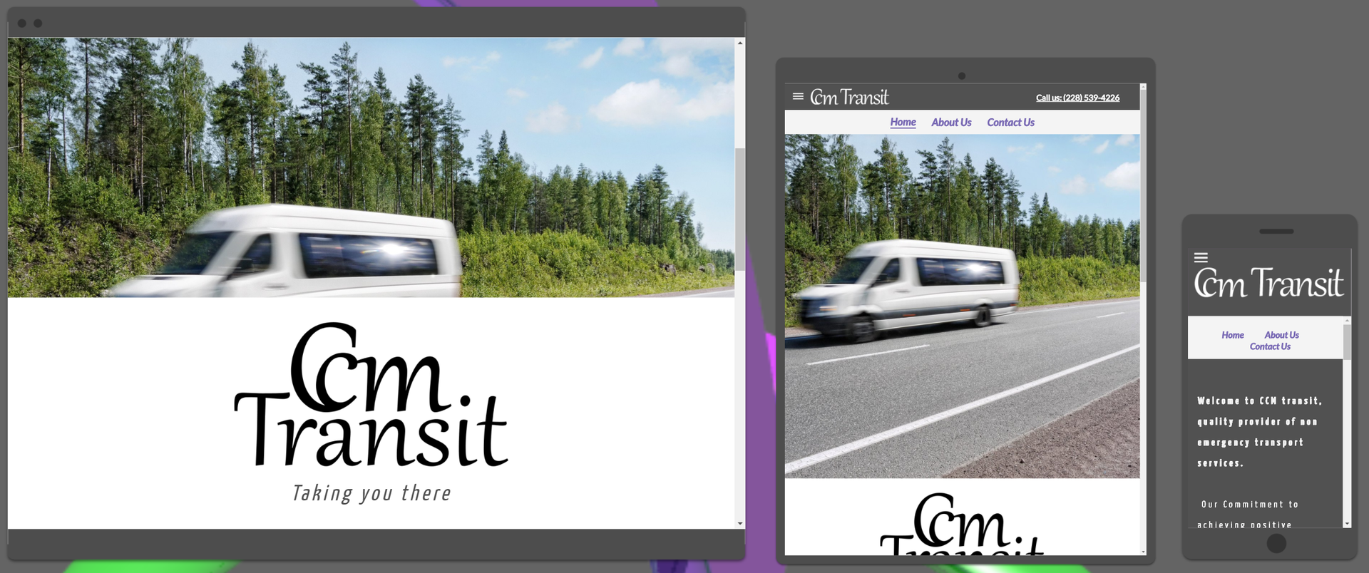 CCM Transit Website Sample