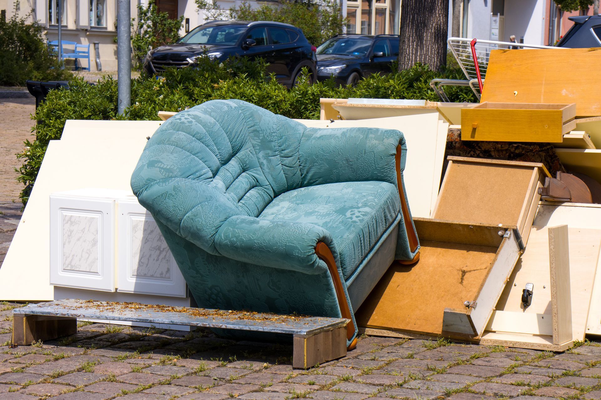House furniture's junk on the street