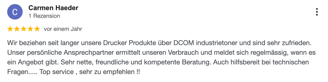 Produktrezension: Positives Feedback mit 5-Sterne-Bewertung, Kunde berichtet von zufriedenstellender Erfahrung.