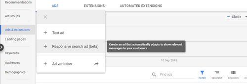 pdmcoach responsive search ad google adwords