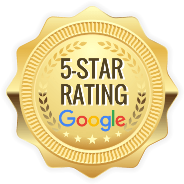 Google 5 Star Rating Medal