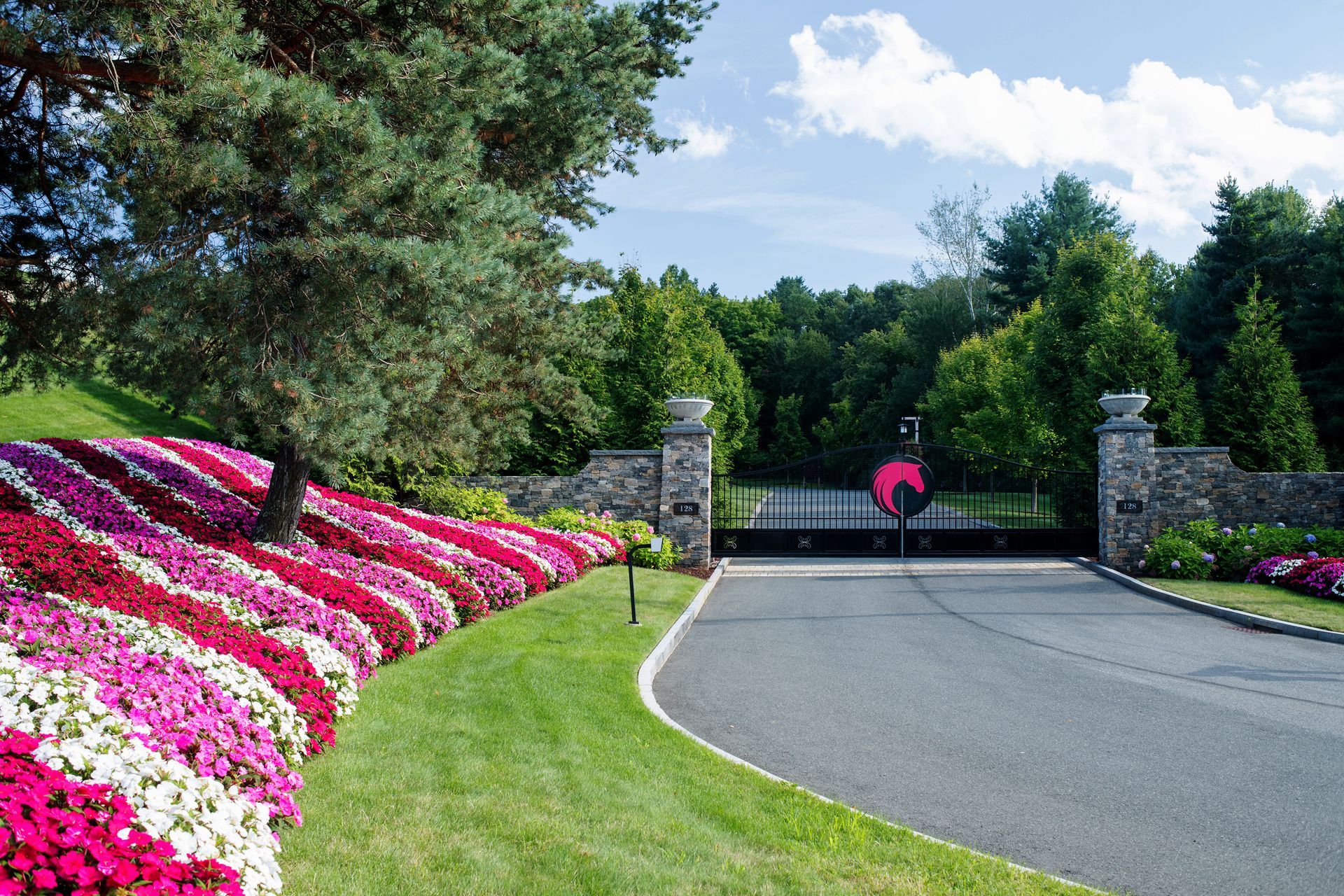 Front gate to the property