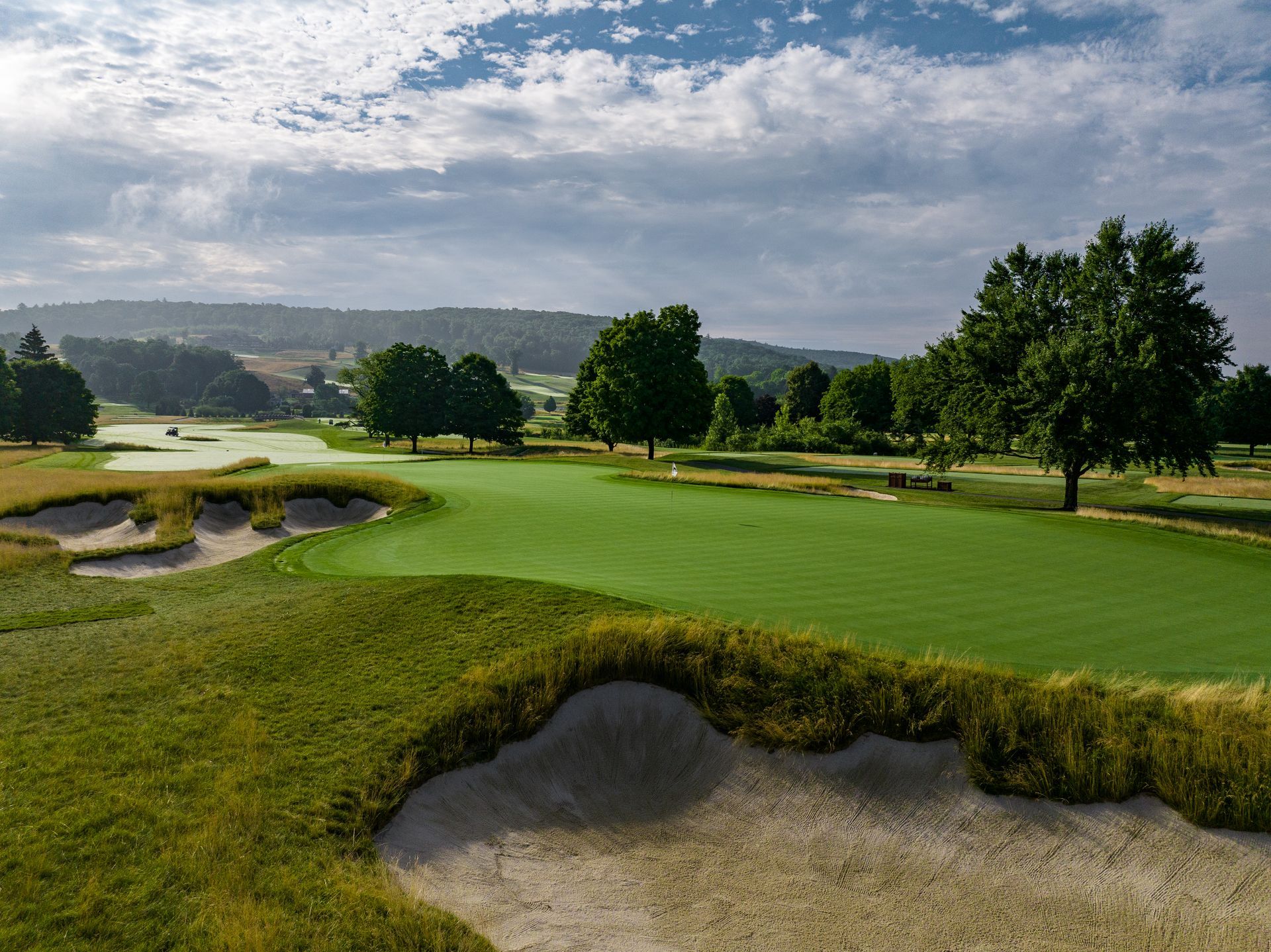 View from behind the seventh green