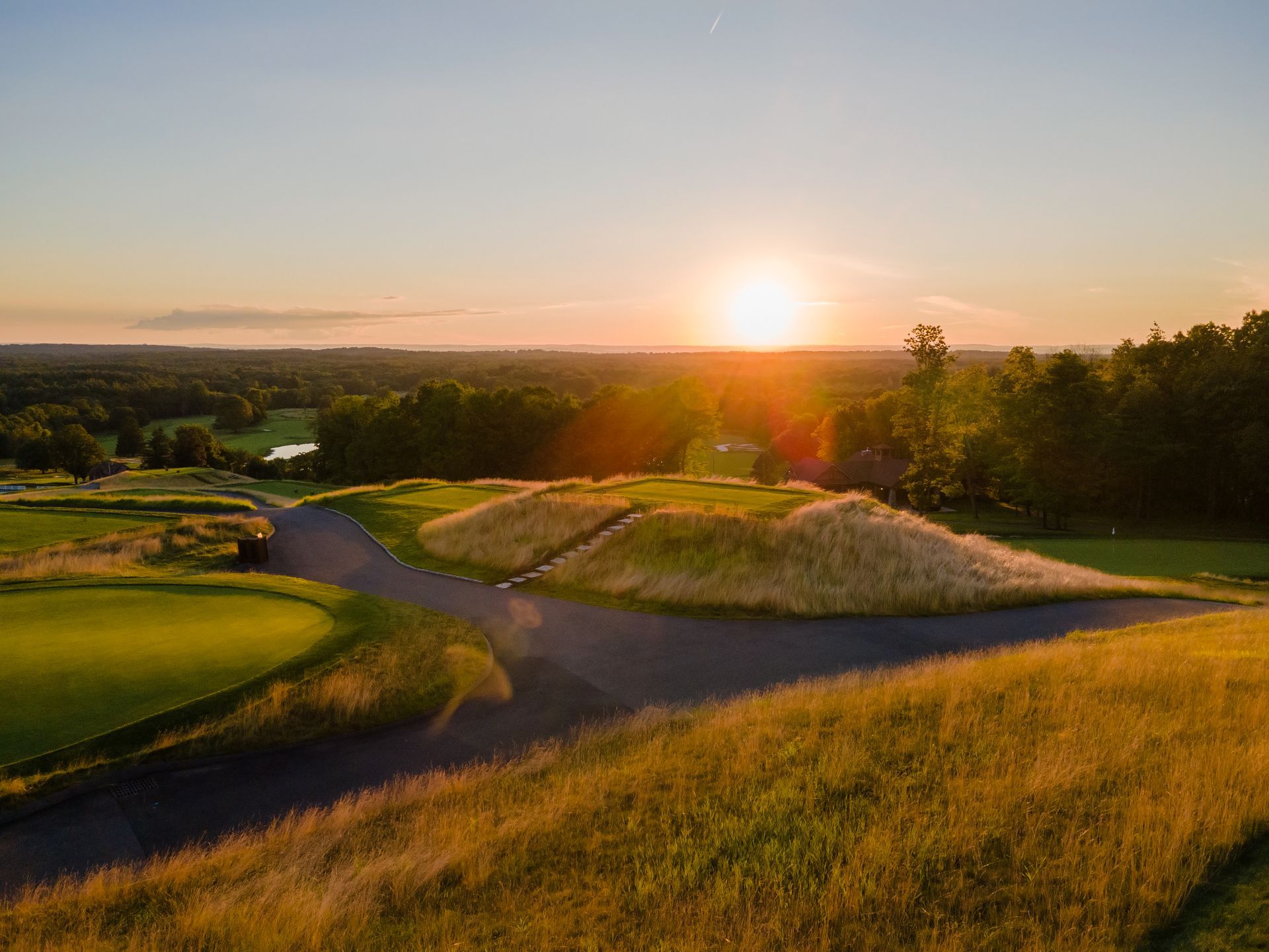 View of tenth tee box
