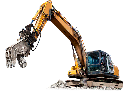 Demolition equipment used by Dade Wrecking Contractors in Miami, FL