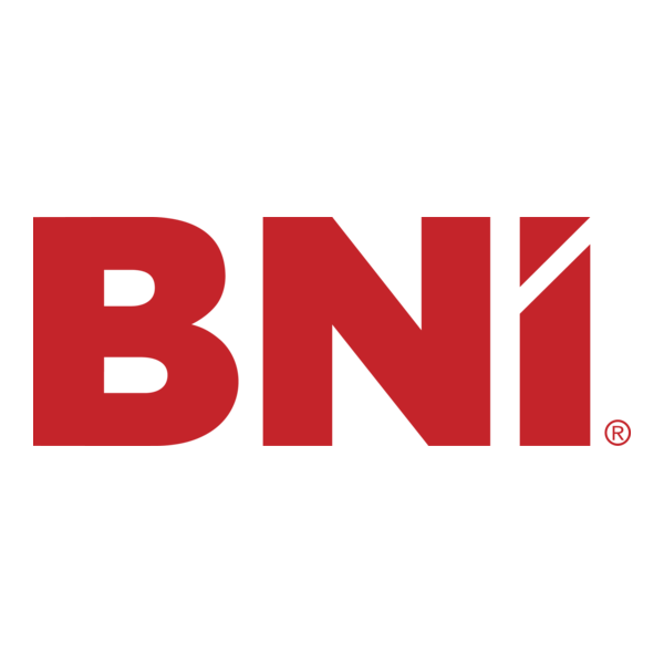A red bni logo on a white background