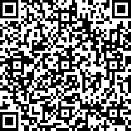A black and white qr code on a white background.
